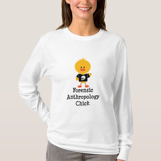 Gerichtlicher Anthropologie-KükenHoodie T-Shirt (Vorderseite)