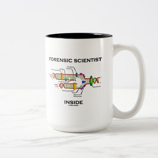 Gerichtliches Wissenschaftler-Innere Zweifarbige Tasse (Rechts)
