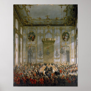 Gerichts-Bankett im Großen Vorzimmer Poster