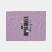 Gerichts-Bericht ist cooler Steno TastaturThrow Fleecedecke (Vorderseite (Horizontal))