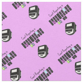 Gerichts-Bericht ist cooles Steno Tastatur-Gewebe Stoff