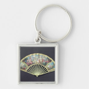 Gerichts-Fan, Franzosen, 18. Jahrhundert Schlüsselanhänger