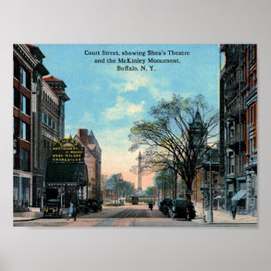 Gerichts-St., das Theater des Schibaums, Büffel, Poster