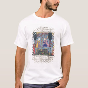 Gerichts-Szene in einem Garten T-Shirt