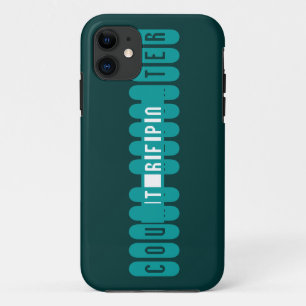 Gerichtsberichterstatter aquamariner weißer Brief  Case-Mate iPhone Hülle