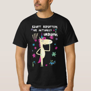 Gerichtsberichterstatter sind eigentlich Einhörner T-Shirt