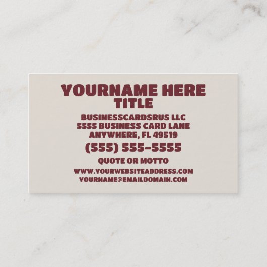 Gerichtsberichterstatter Visitenkarte (Rückseite)