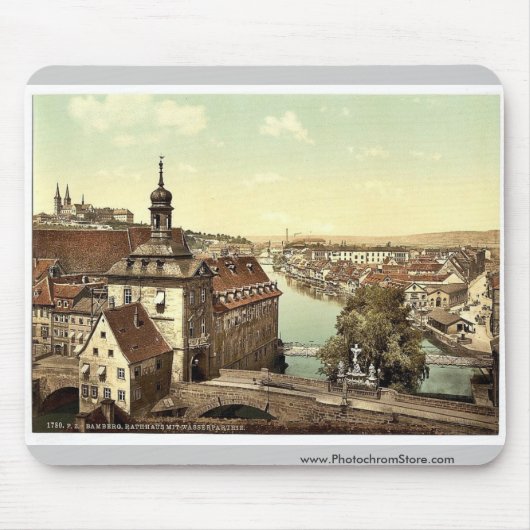 Gerichtsgebäude, Bamberg, Bayern, Deutschland Mousepad (Vorne)