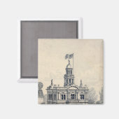 Gerichtsgebäude, Fresno Magnet (Vorderseite/Rückseite)