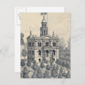 Gerichtsgebäude, Fresno Postkarte (Vorne/Hinten)