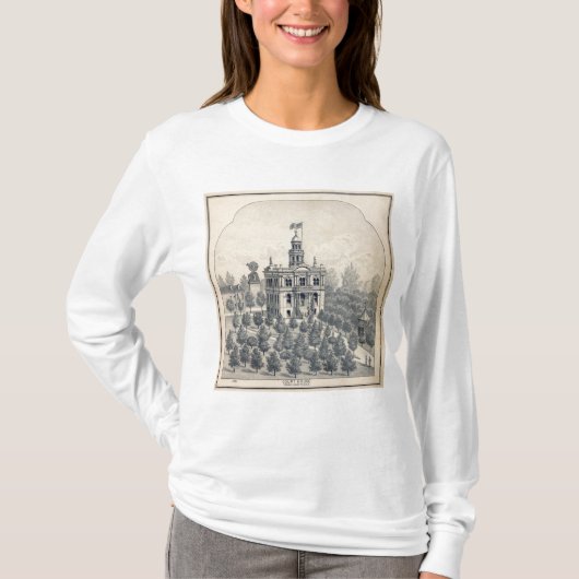 Gerichtsgebäude, Fresno T-Shirt (Vorderseite)