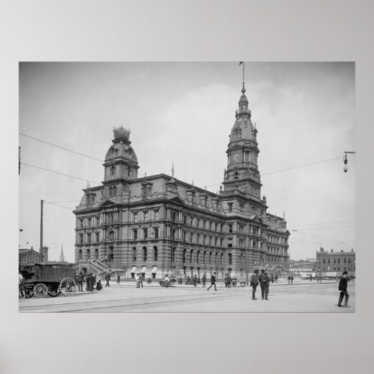 Gerichtsgebäude Poster (Vorne)