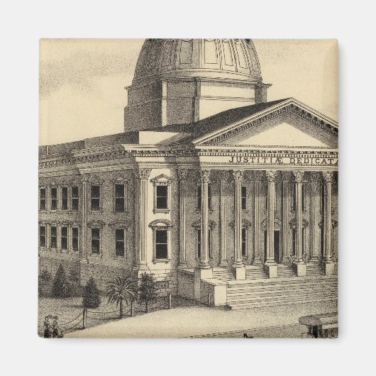 Gerichtsgebäude, Santa Clara Co Magnet (Vorne)