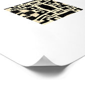 GERICHTSHAFRIKANISCHE POSTER (Ecke)