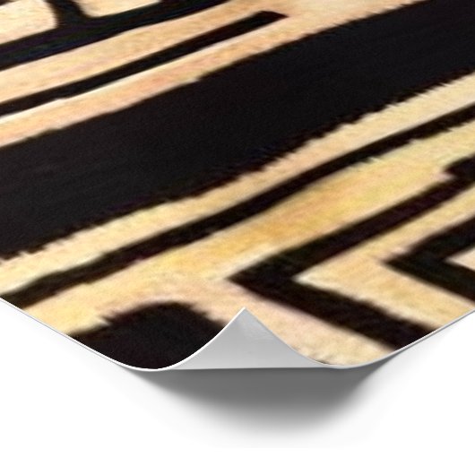 GERICHTSHAFRIKANISCHE POSTER (Ecke)