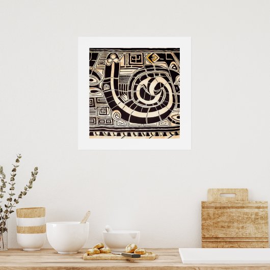 GERICHTSHAFRIKANISCHE POSTER (Küche)