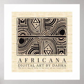 GERICHTSHAFRIKANISCHE POSTER