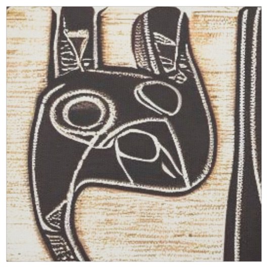 GERICHTSHAFRIKANISCHE STOFF (Muster)