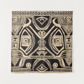 GERICHTSHAFRIKANISCHE WANDTEPPICH (Vorderseite)