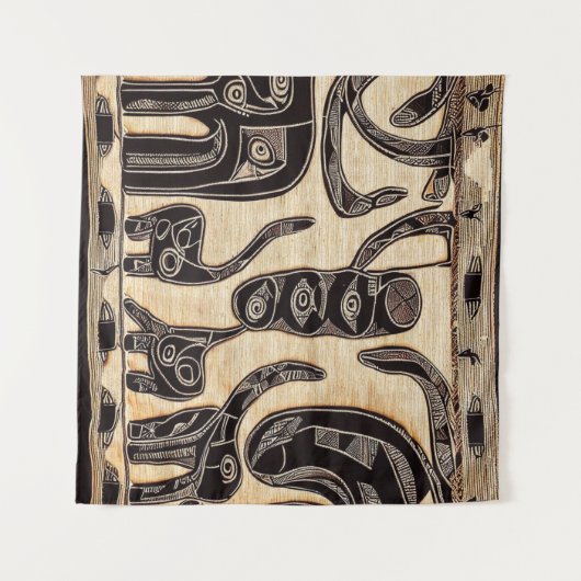 GERICHTSHAFRIKANISCHE WANDTEPPICH (Vorderseite (Horizontal))