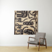 GERICHTSHAFRIKANISCHE WANDTEPPICH (Beispiel (Horizontal))