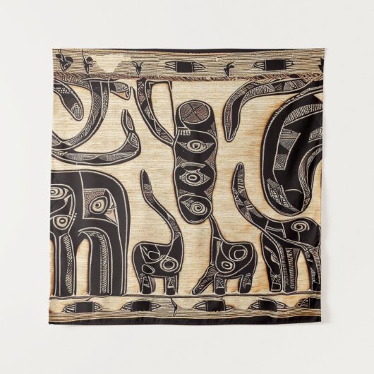 GERICHTSHAFRIKANISCHE WANDTEPPICH (Vorderseite)