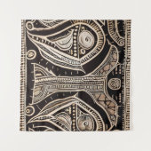 GERICHTSHAFRIKANISCHE WANDTEPPICH (Vorderseite (Horizontal))