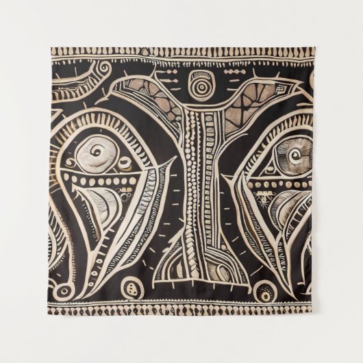 GERICHTSHAFRIKANISCHE WANDTEPPICH (Vorderseite)