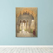 Gerichtshof der Löwen, Alhambra, Granada, 185 Leinwanddruck (Insitu (Holzboden))