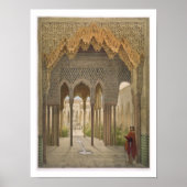 Gerichtshof der Löwen, Alhambra, Granada, 185 Poster (Vorne)