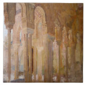 Gerichtshof der Löwen, Alhambra (von Henri Regnaul Fliese (Vorderseite)
