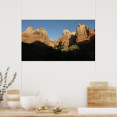 Gerichtshof der Patriarchen I im Zion-Nationalpark Poster (Küche)