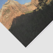 Gerichtshof der Patriarchen I im Zion-Nationalpark Seidenpapier (Ausschnitt)