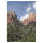 Gerichtshof der Patriarchen II im Zion-Nationalpar Klemmbrett (Rückseite)