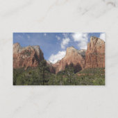 Gerichtshof der Patriarchen II im Zion-Nationalpar Visitenkarte (Rückseite)