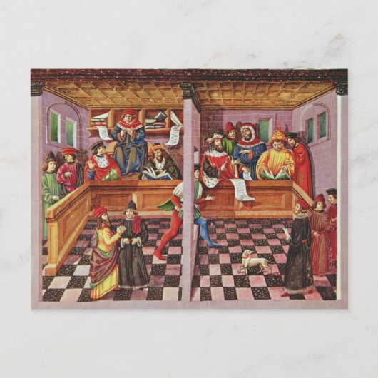 Gerichtshof für Wissenschaft Postkarte (Vorderseite)