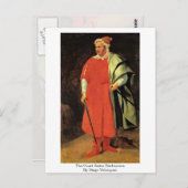 Gerichtshof Jester Barbarossa von Diego Velazquez Postkarte (Vorne/Hinten)