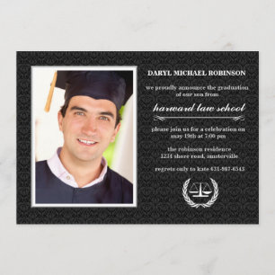 Gerichtshof Symbol Foto Law School Abschluss Einla Einladung