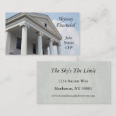 Gerichtshof Visitenkarte (Vorne/Hinten)