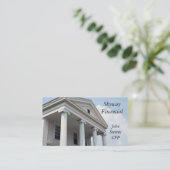 Gerichtshof Visitenkarte (Stehend Vorderseite)