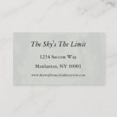 Gerichtshof Visitenkarte (Rückseite)