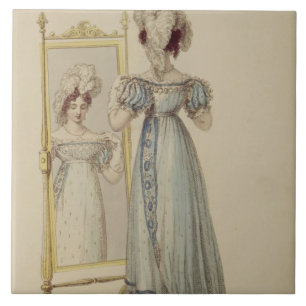 Gerichtskleid, Modegeck von Ackermanns Reposi Fliese