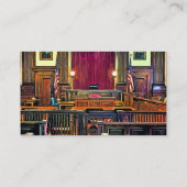 Gerichtssaal Visitenkarte (Rückseite)