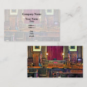 Gerichtssaal Visitenkarte (Vorne/Hinten)