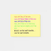 Gerichtsschreiber-Temperament-Wutanfall-klebrige Post-it Klebezettel (Vorderseite)