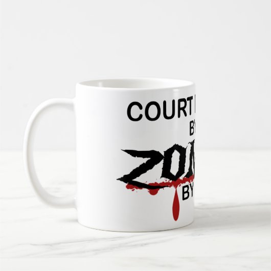 Gerichtsschreiber-Zombie Kaffeetasse (Links)