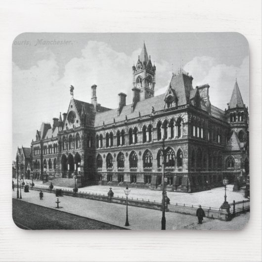 Gerichtssitzungs-Gerichte, Manchester, c.1910 Mousepad (Vorne)