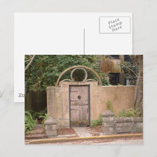 GERICHTSTÜR POSTKARTE (Vorne/Hinten)