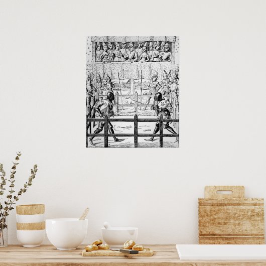 Gerichtsverfahren - Der Kampf Poster (Küche)