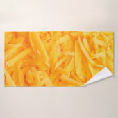 geriebener Cheddar-Käse Badehandtuch (Badehandtuch)